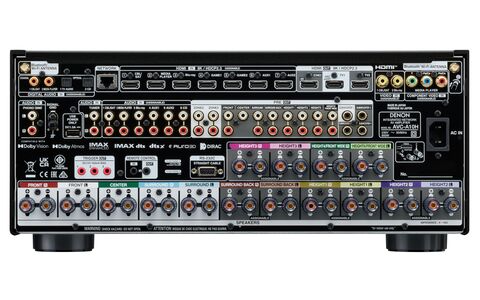 Sieciowy Amplituner Kina Domowego Denon AVC-A10H Czarny rear