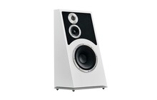 Audiovector Trapeze Reimagined Białe Kolumny Podłogowe Salon Poznań Wrocław