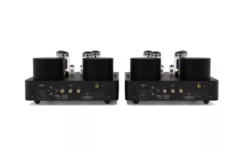 Lampowa Końcówka Mocy Mono Fezz Audio Olympia Mono Power Amplifier EVO Black Ice Czarna rear