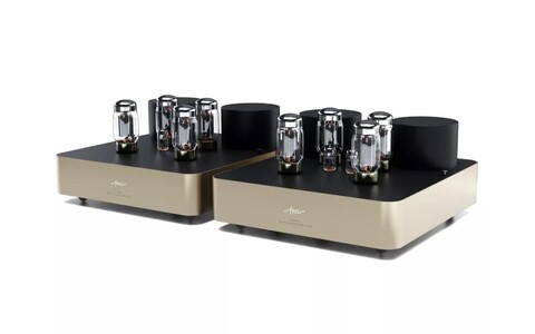 Lampowa Końcówka Mocy Mono Fezz Audio Olympia Mono Power Amplifier EVO Sunlight Złota main