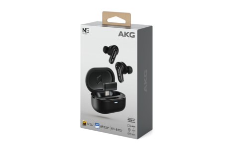 Hybrydowe Słuchawki Dokanałowe AKG N5 Czarne