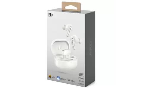 Hybrydowe Słuchawki Dokanałowe AKG N5 Białe