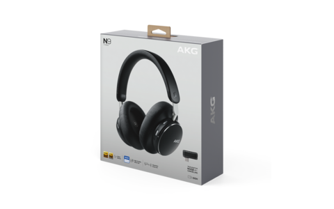 Hybrydowe Słuchawki Nauszne AKG N9 Czarne