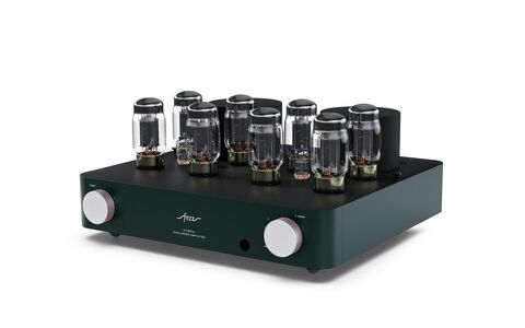 Fezz Audio Olympia EVO Evergreen Zielony Lampowy Wzmacniacz Stereo front