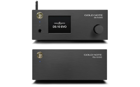 Zestaw Odtwarzacz Sieciowy Zasilacz Gold Note DS-10 EVO Line + PSU-10 EVO Czarny