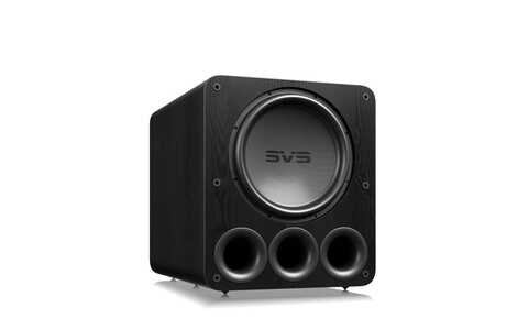 Aktywny Subwoofer Kina Domowego SVS PB-5000 w Obudowie Otwartej Black Ash front naked