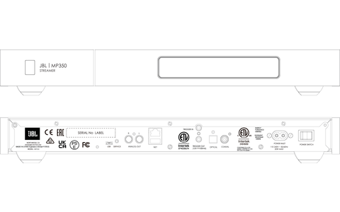 Streamer Odtwarzacz Sieciowy JBL MP350 Classic 