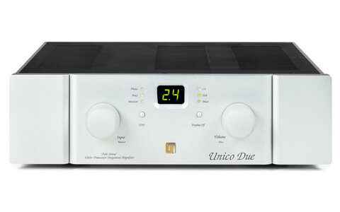 Wzmacniacz Stereo Unison Research Unico Due Srebrny OUTLET
