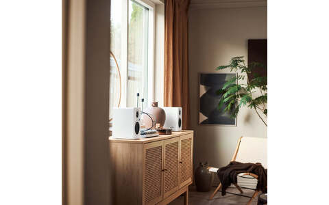 Aktywne Kolumny Podstawkowe Argon Audio Forte A5 WiFi Białe