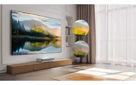 Projektor Laserowy 4K UHD Ultra Krótkoogniskowy z Ekranem Hisense 120L5ND