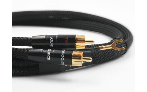 Kabel Gramofonowy 2xRCA Phono Melodika MDPHD05 Purple Black Edition 0.5m 