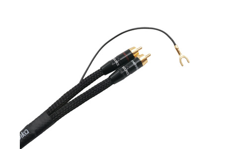 Kabel Gramofonowy 2xRCA Phono Melodika MDPHD07 Purple Black Edition 0.75m