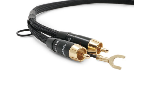 Kabel Gramofonowy 2xRCA Phono Melodika MDPHD50 Purple Black Edition 5.0m