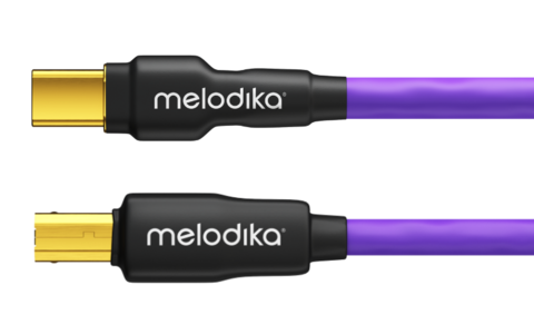 Przewód USB 2.0 typu C-B Melodika MDUCB10 Purple 1,0m