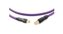 Przewód USB 2.0 typu C-B Melodika MDUCB20 Purple 2,0m