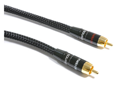 Przewód Interkonekt 2 x RCA-RCA Melodika MD2RD25 Black Edition 2,5m