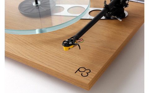Gramofon Analogowy z Wkładką Rega P3 & Exact Planar 3 Dąb