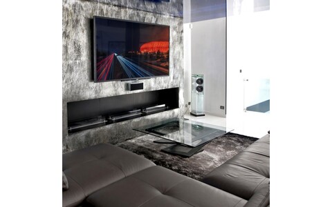 Przezroczysty Głośnik Podstawkowy On Wall Waterfall Audio Elora Evo Center