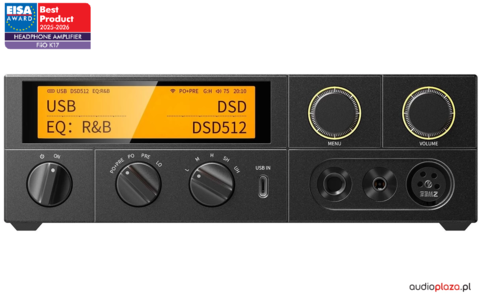 Wzmacniacz Słuchawkowy z DAC FiiO K17 Czarny