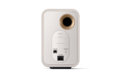 Bezprzewodowe Aktywne Kolumny Podstawkowe KEF LSX II Cotton White