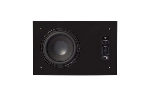 Czarny Subwoofer DLS Flatsub 8.2 