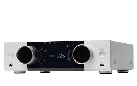 Sieciowy Wzmacniacz Zintegrowany Onkyo Muse Y-50 Srebrny