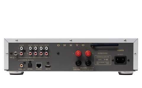 Sieciowy Wzmacniacz Zintegrowany Onkyo Muse Y-40 Srebrny