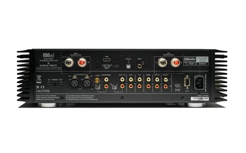 Wzmacniacz Stereo Musical Fidelity M6xi Srebrny rear