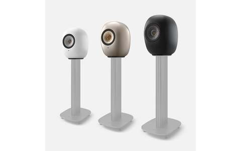 Aktywne Bezprzewodowe Kolumny Podstawkowe KEF LS LUXE Tytanowe