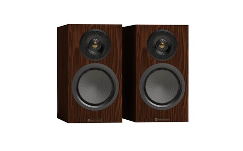 Kolumny Podstawkowe Monitor Audio Silver 50 8G Orzech Salon Poznań Wrocław przód
