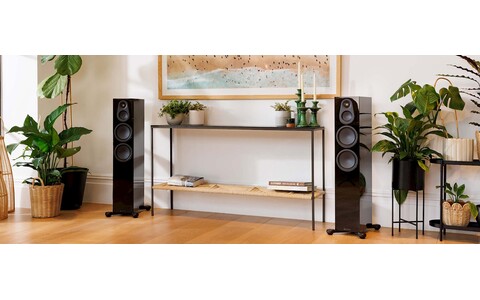 Kolumny Podłogowe Monitor Audio Silver 300 8G Czarny Połysk