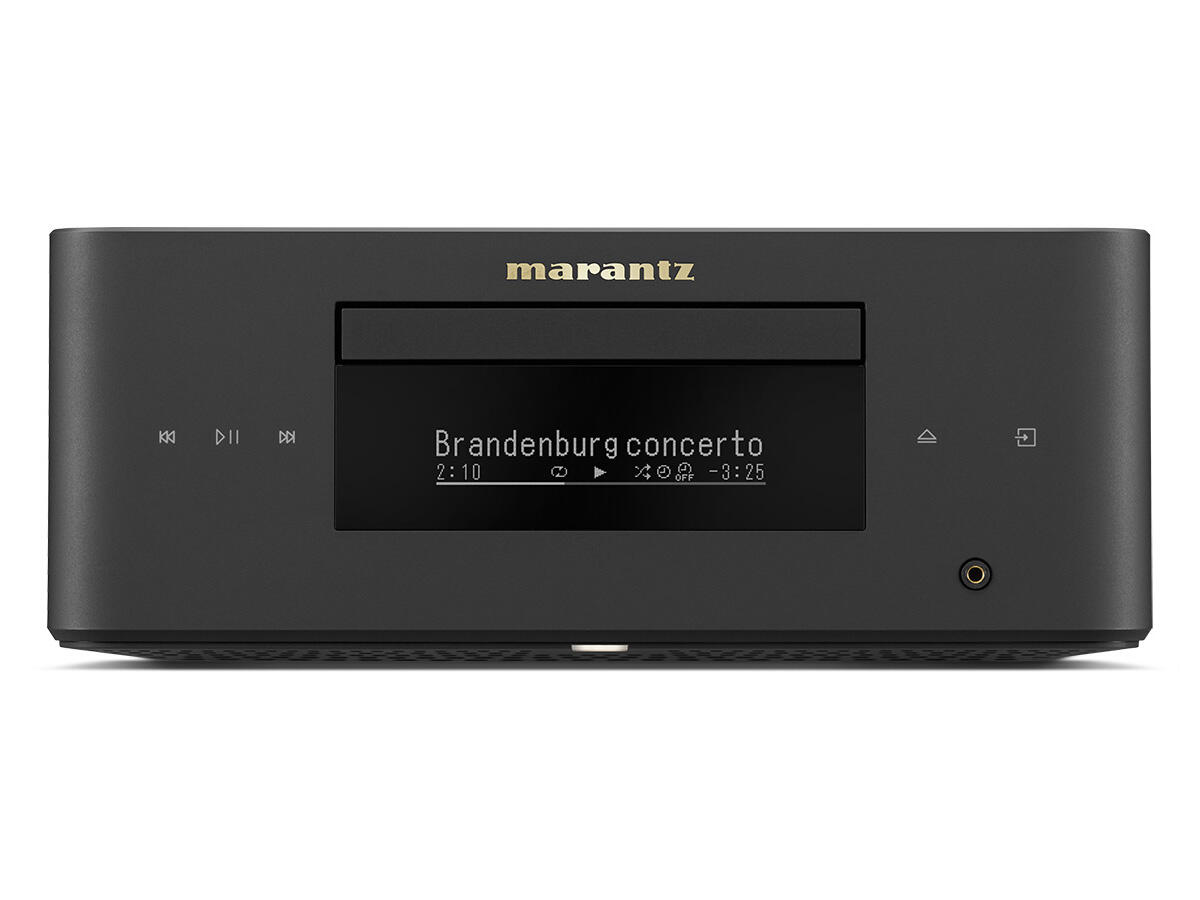 Kompaktowy Sieciowy System Audio All-in-One z CD Marantz M-CR60n DAB Czarny - tył i złącza