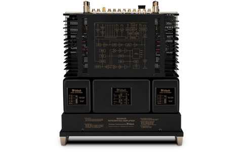 McIntosh MA9500 Czarny Wzmacniacz Zintegrowany DAC Salon Poznań Wrocław